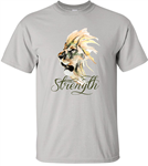 Adult Lion Strength Tee Adult Lion Shirt