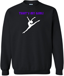 GLITTER DESIGN Adult & Youth Crew neck MY GIRL sweatshirt VHG GLITTER DESIGN Adult & Youth Crew neck MY GIRL sweatshirt VHG