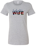 BELLA + CANVAS - Womens Slim Fit Tee Firefighter Wife SCFFD BELLA + CANVAS - Womens Slim Fit Tee Firefighter Wife
