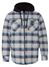 Men's Burnside quilted flannel hooded jacket - SS-8620