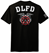 District Men's Tri Blend Shirt  - SM-DLFD-DM130-PRNT-black