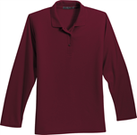 Ladies Long Sleeve Silk Touch Polo Ladies Long Sleeve Polo