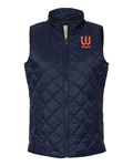  Womens Vintage Diamond Quilted Vest 