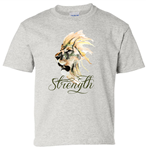 Youth Lion Strength Tee Youth Lion Shirt