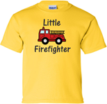 Youth Little Firefighter Tee Youth Little Firefighter T-shirt